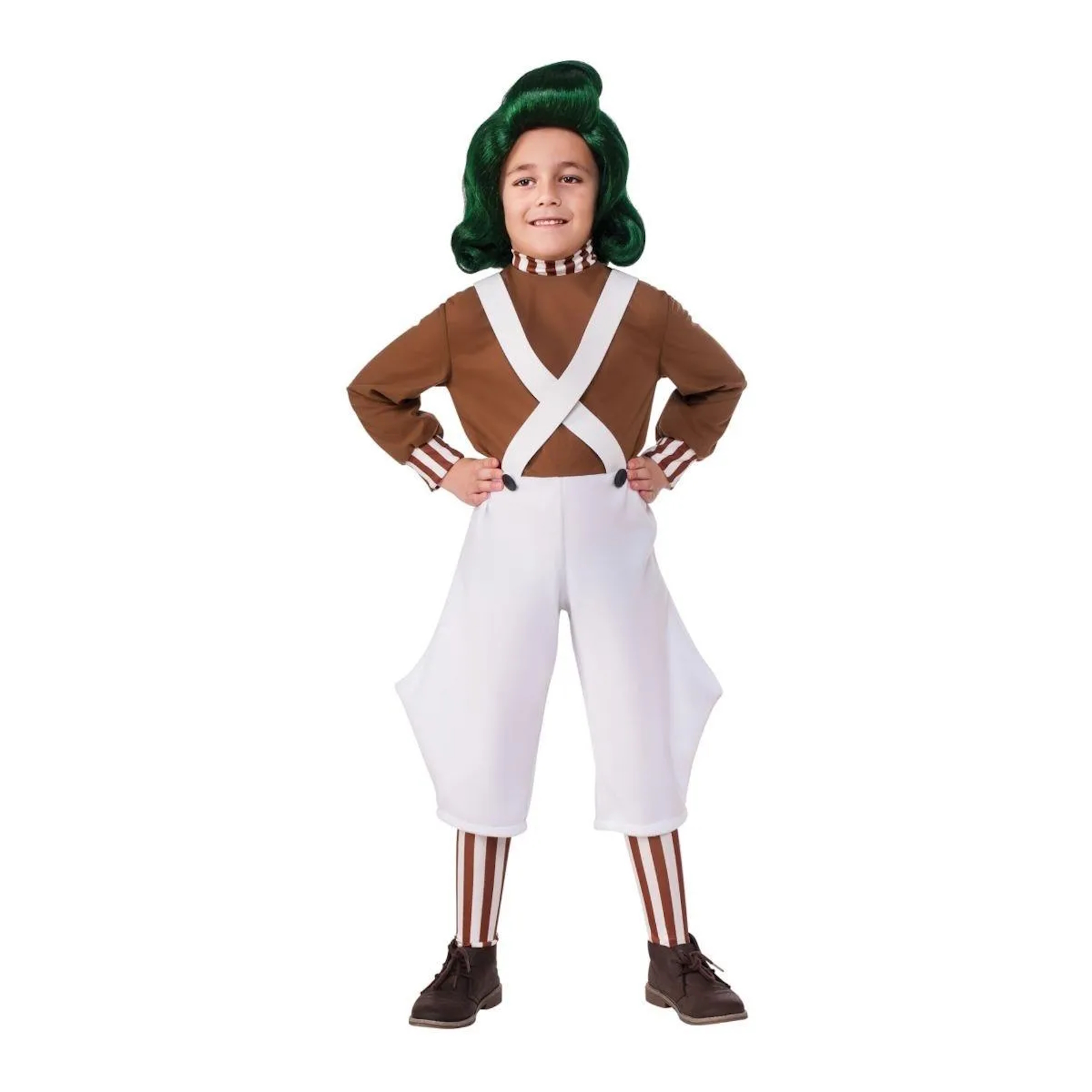Willy Wonka & The Chocolate Factory Oompa Loompa Child Costume Large