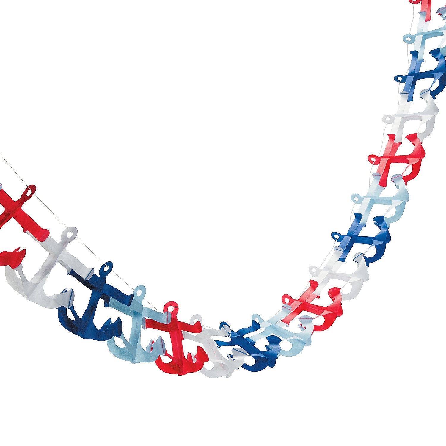 Anchor Paper Garland Banner