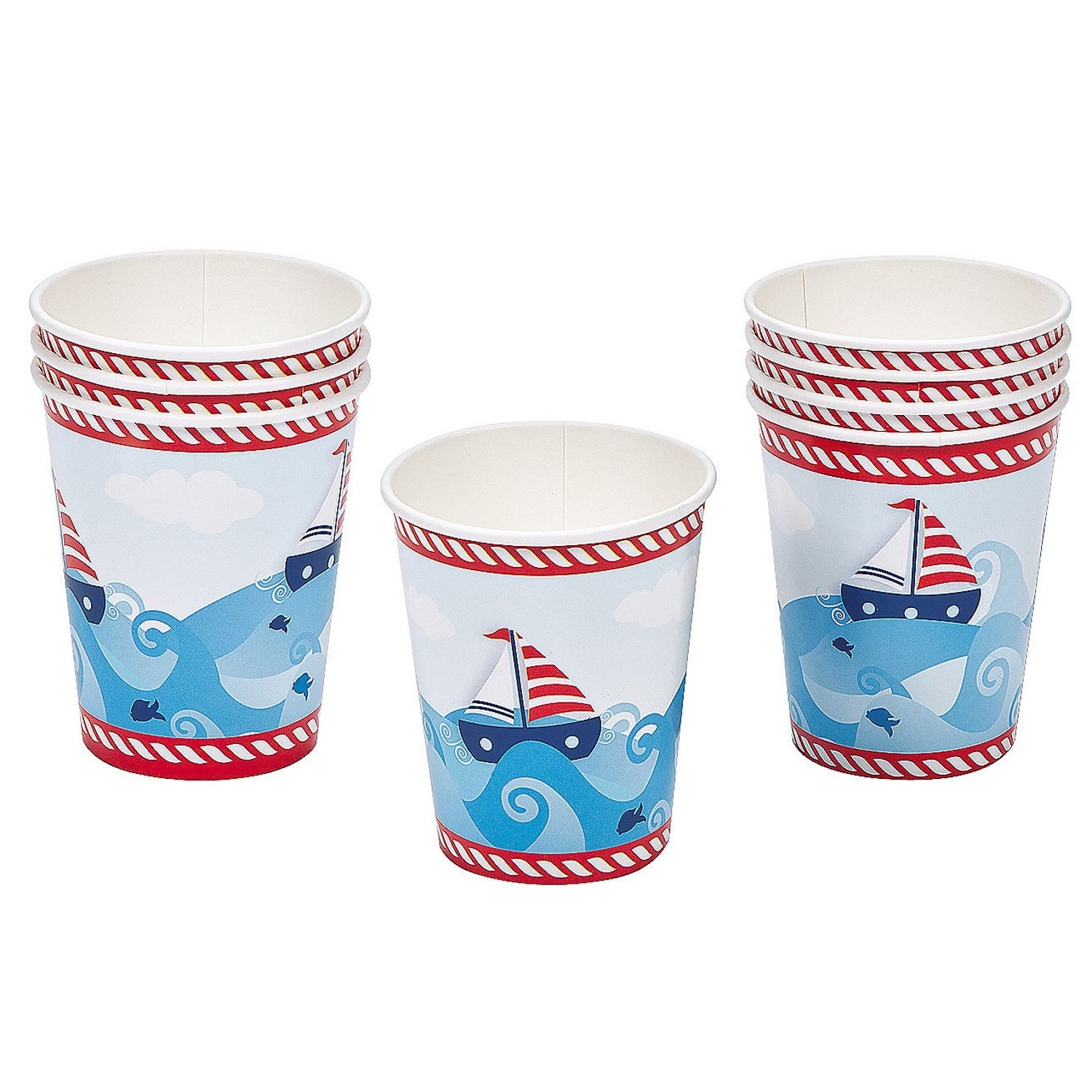 Sailor Birthday Paper Cups (Pack of 8)