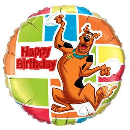 Scooby Doo Happy Birthday Helium Balloon