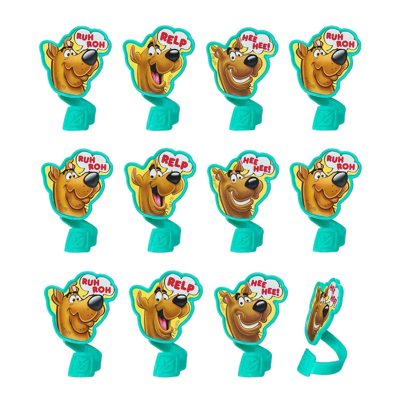 Scooby Doo Ruh Roh Cupcake Rings (Pack of 12)