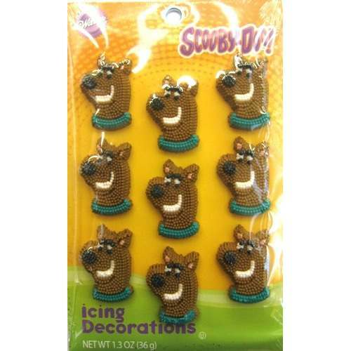 Scooby Doo Edible Icing Decorations (Pack of 9)