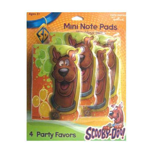 Scooby Doo Mini Note Pads (Pack of 4)