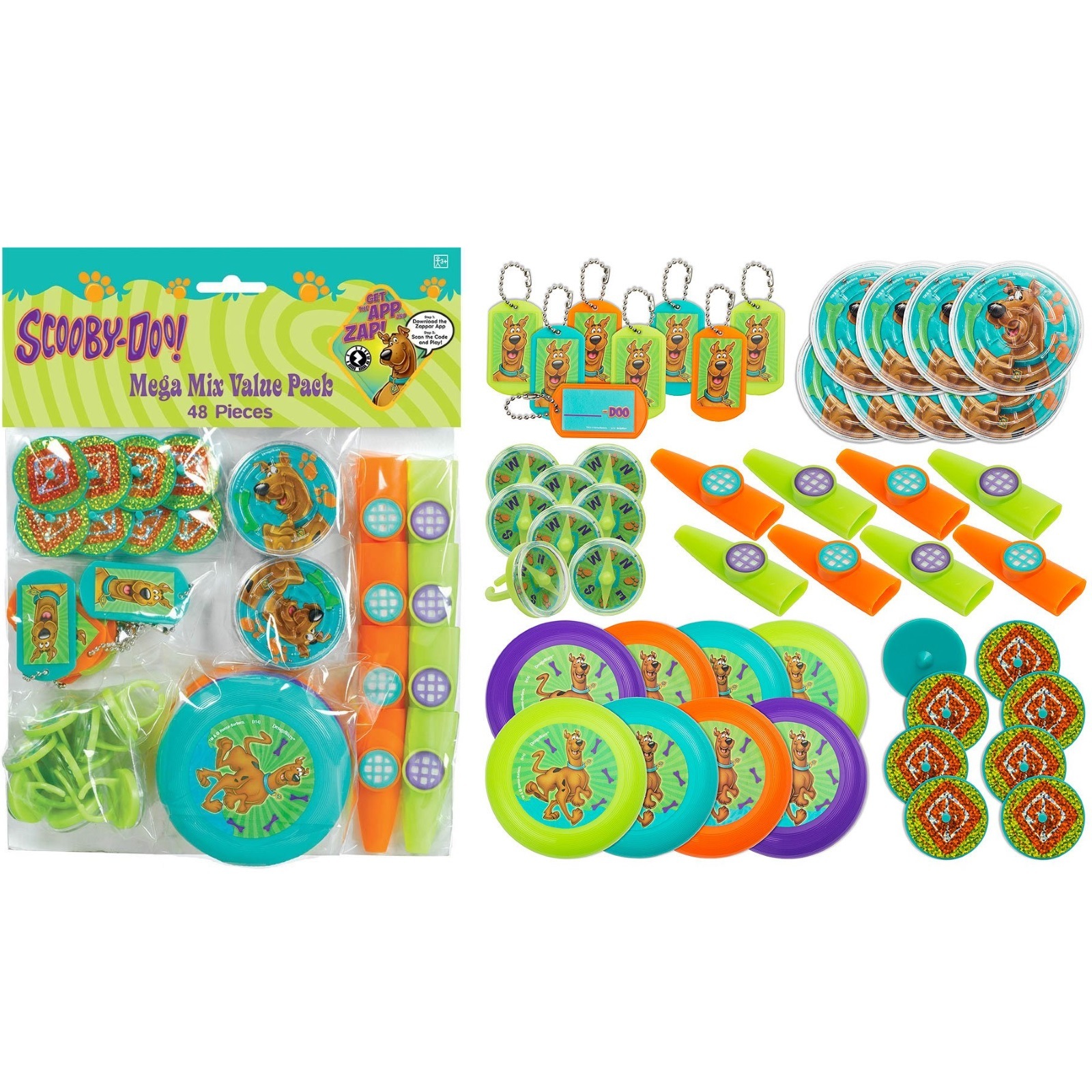 Scooby Doo Mega Value Favour Pack (48 Pieces)