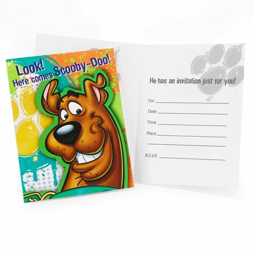Scooby Doo Party Invitations (Pack of 8)