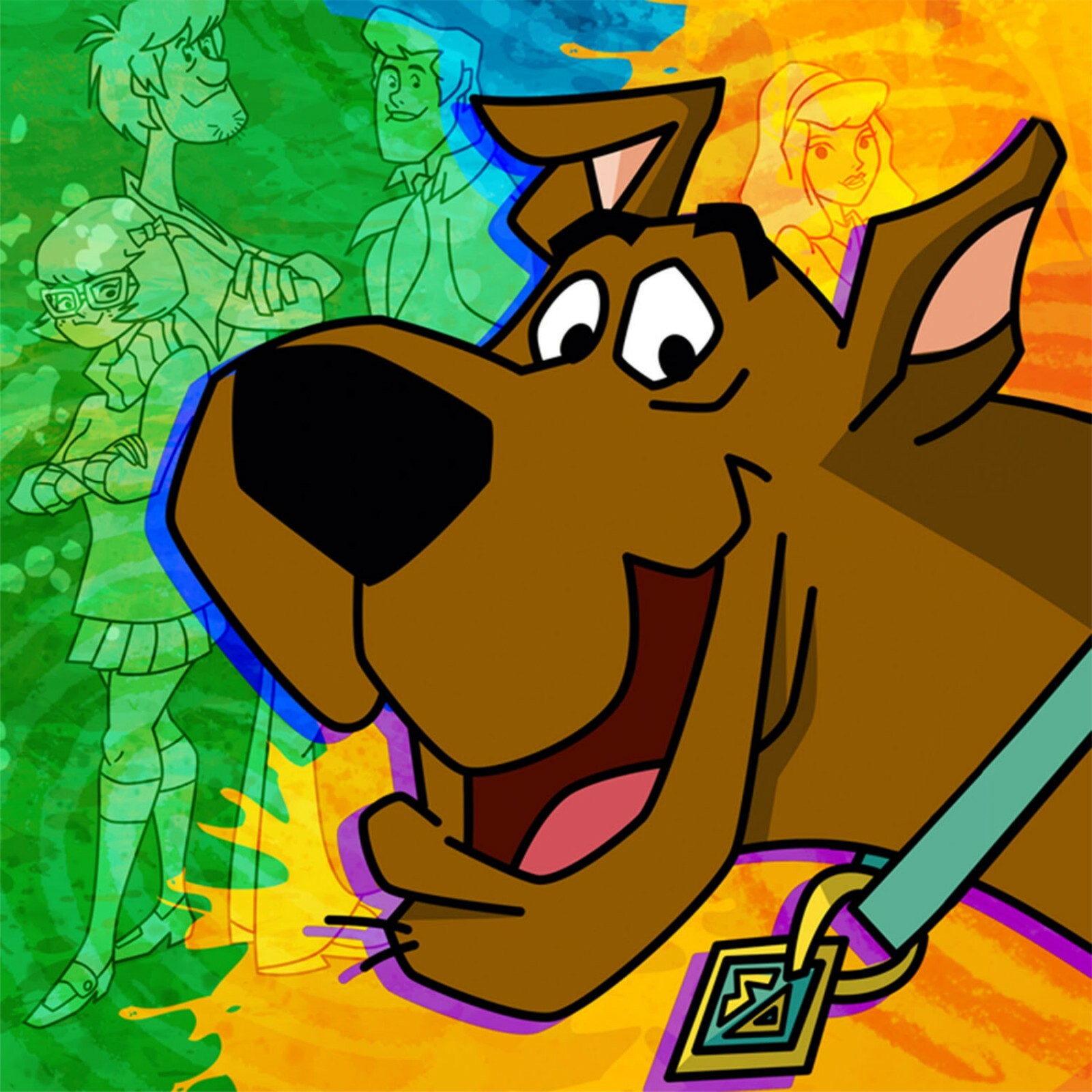 Scooby Doo Mod Mystery Large Napkins / Serviettes (Pack of 16)