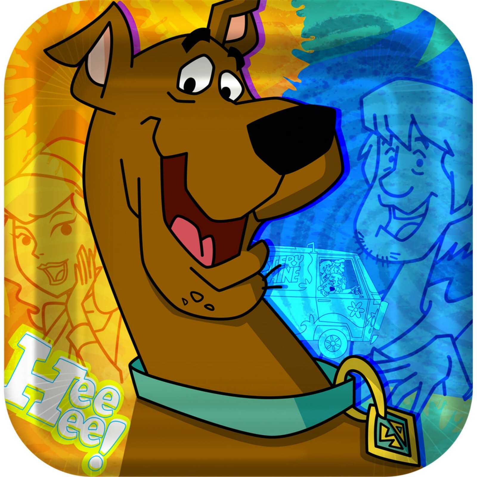 Scooby Doo Mod Mystery Large Paper Plates (Pack of 8)