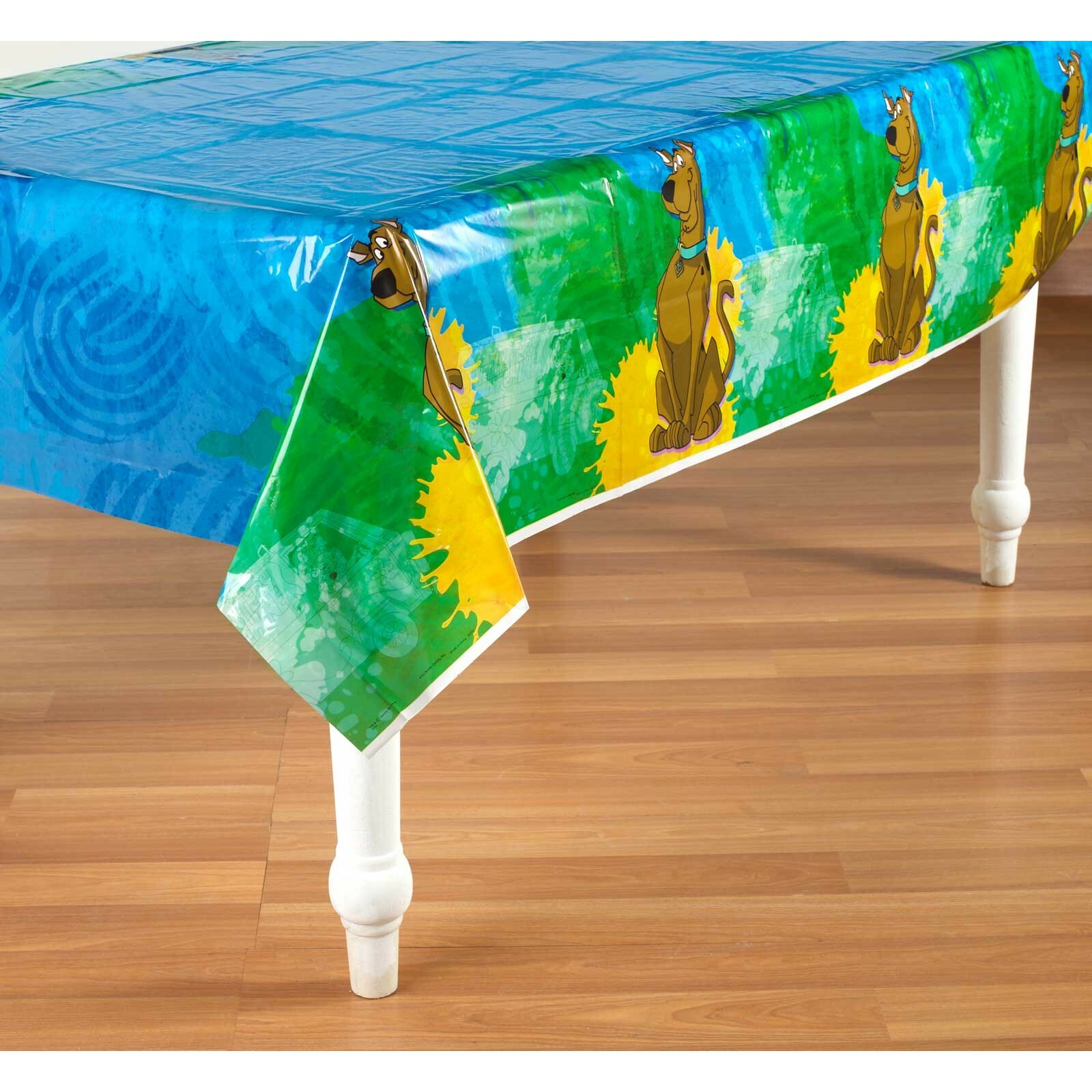 Scooby Doo Mod Mystery Plastic Tablecloth
