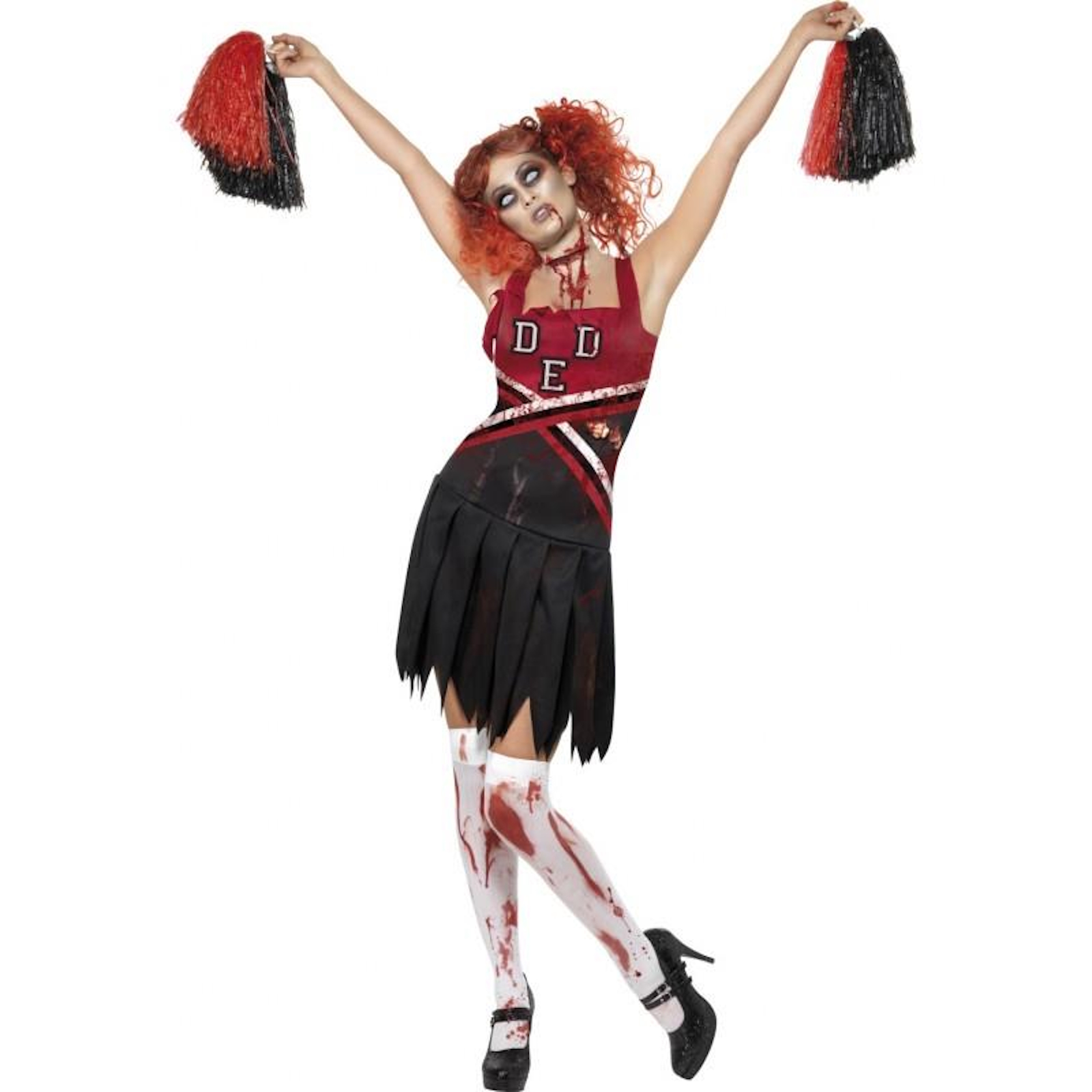 High School Horror Cheerleader Adult Costume XS