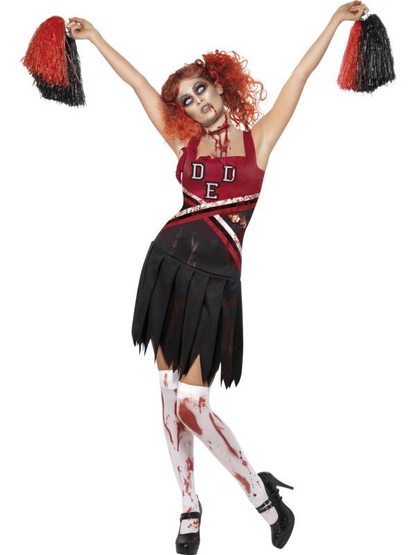 High School Horror Cheerleader Adult Costume Large