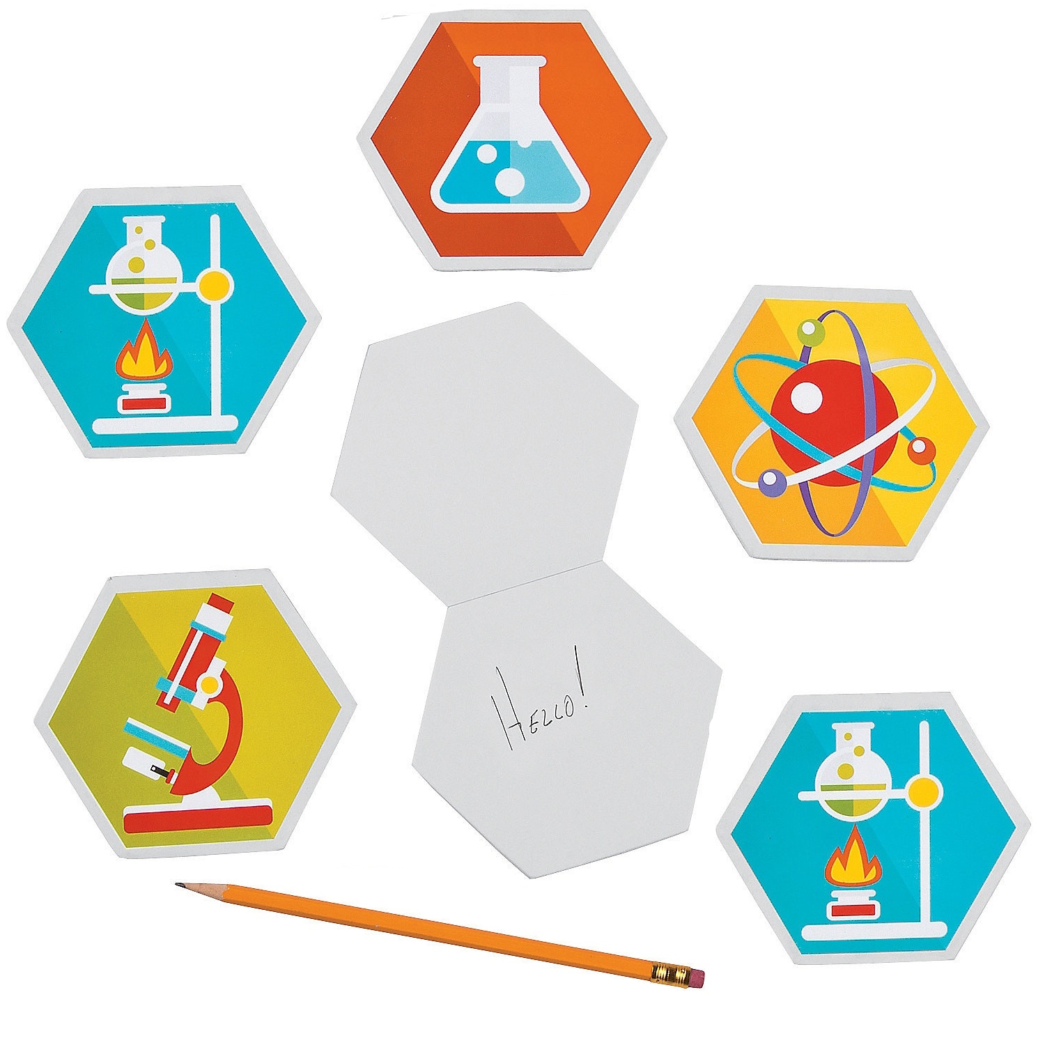 Science Party Notepads (Pack of 6)