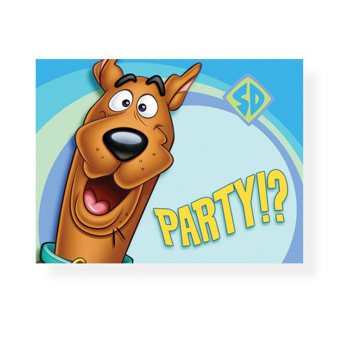 Scooby Doo Party Invitations (Pack of 8)