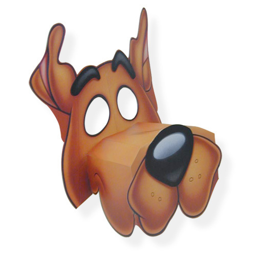 Scooby Doo Party Masks (Pack of 4)