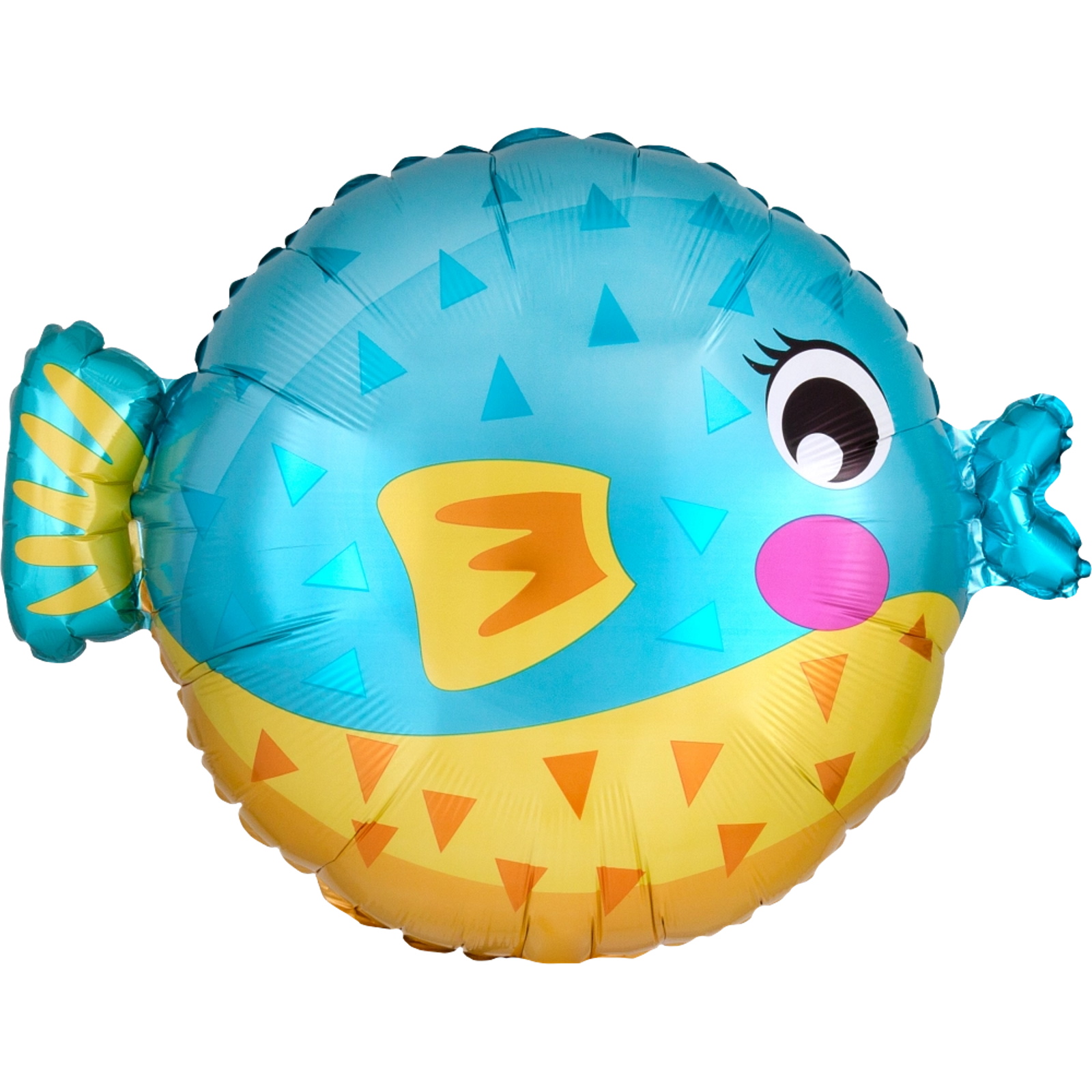 Puffer Fish Foil Helium Balloon 62.5cm