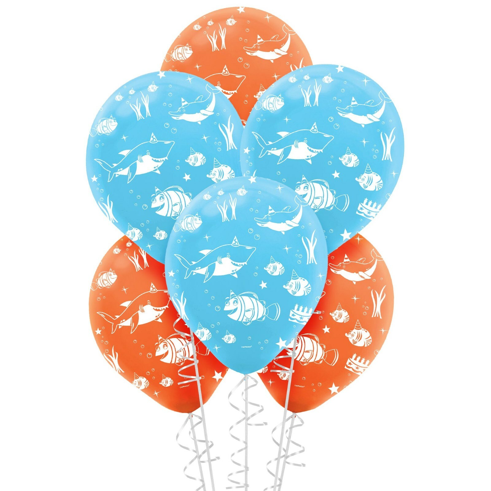 Ocean Buddies Balloons (Pack of 6)