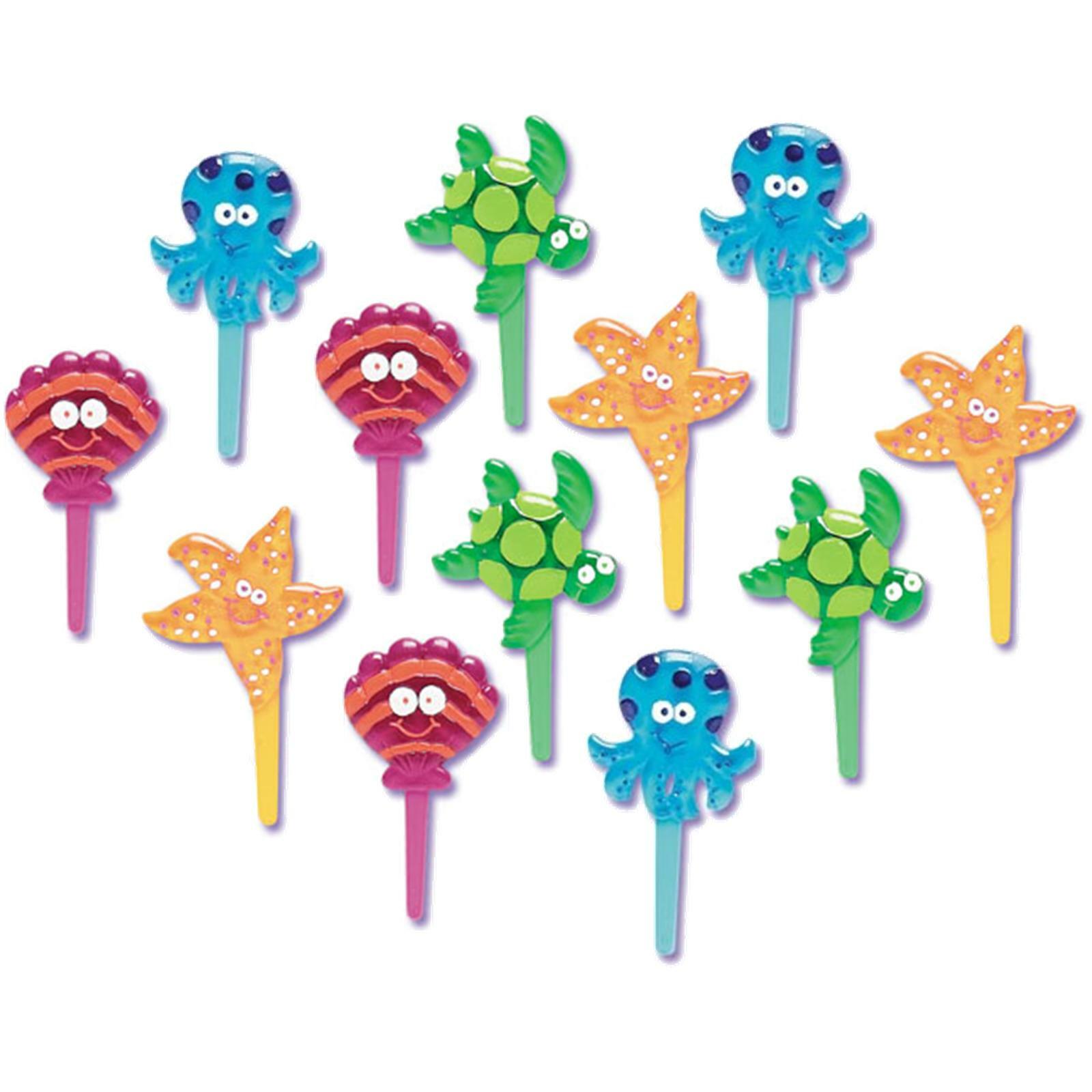 Seashore Cupcake Picks (Pack of 12)