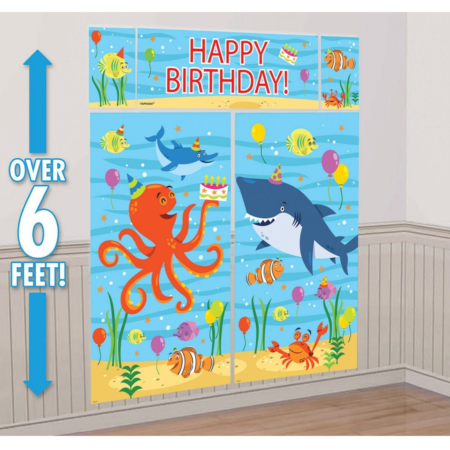 Ocean Buddies Wall Decorating Kit