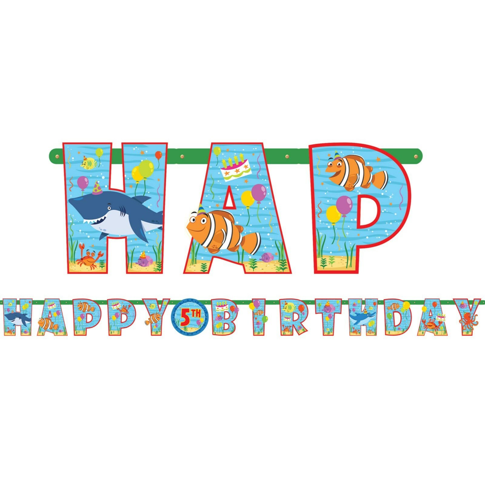 Ocean Buddies Add an Age Banner Kit