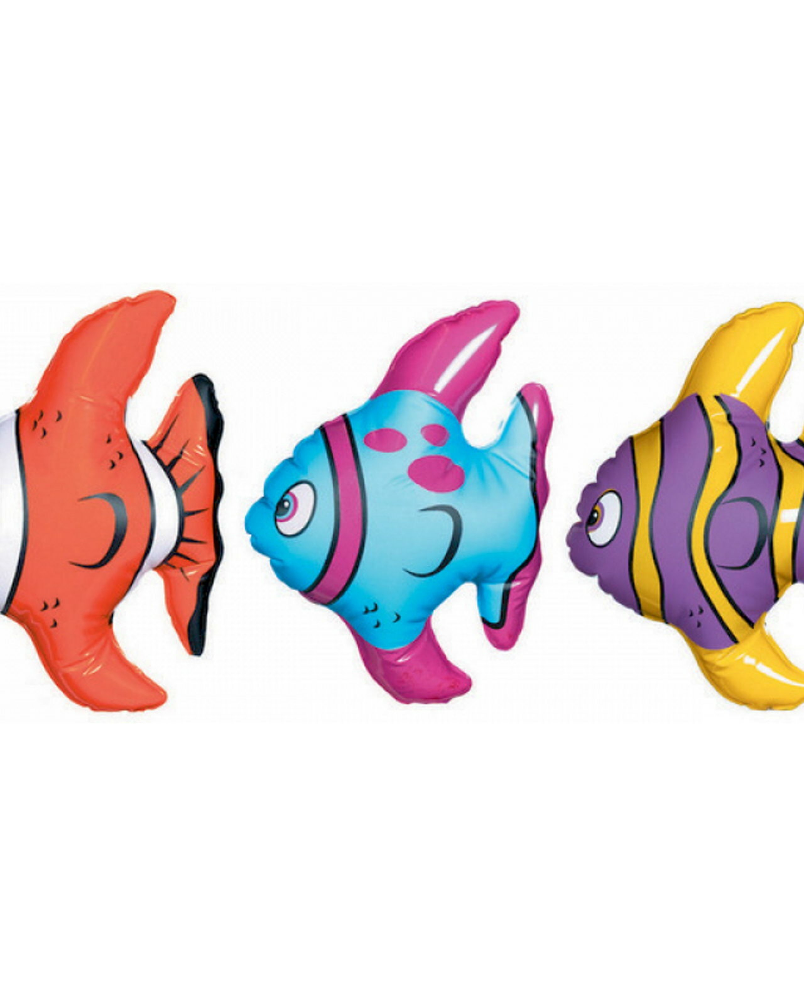 Small Inflatable Fish Inflatable Tropical Fish (Pack of 3) | Under the Sea | Themed Party ...