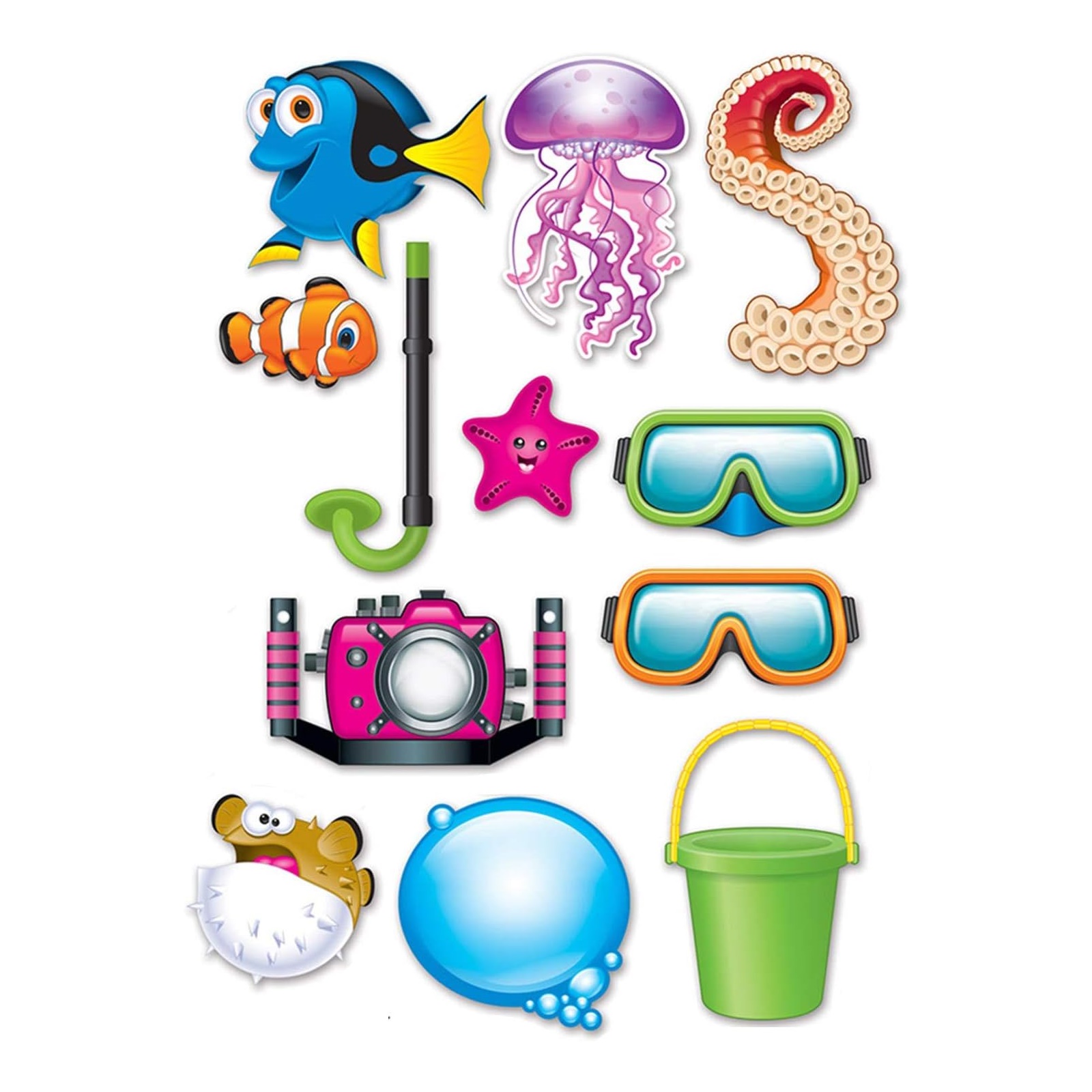 Under The Sea Photo Prop Signs (Pack of 12) 