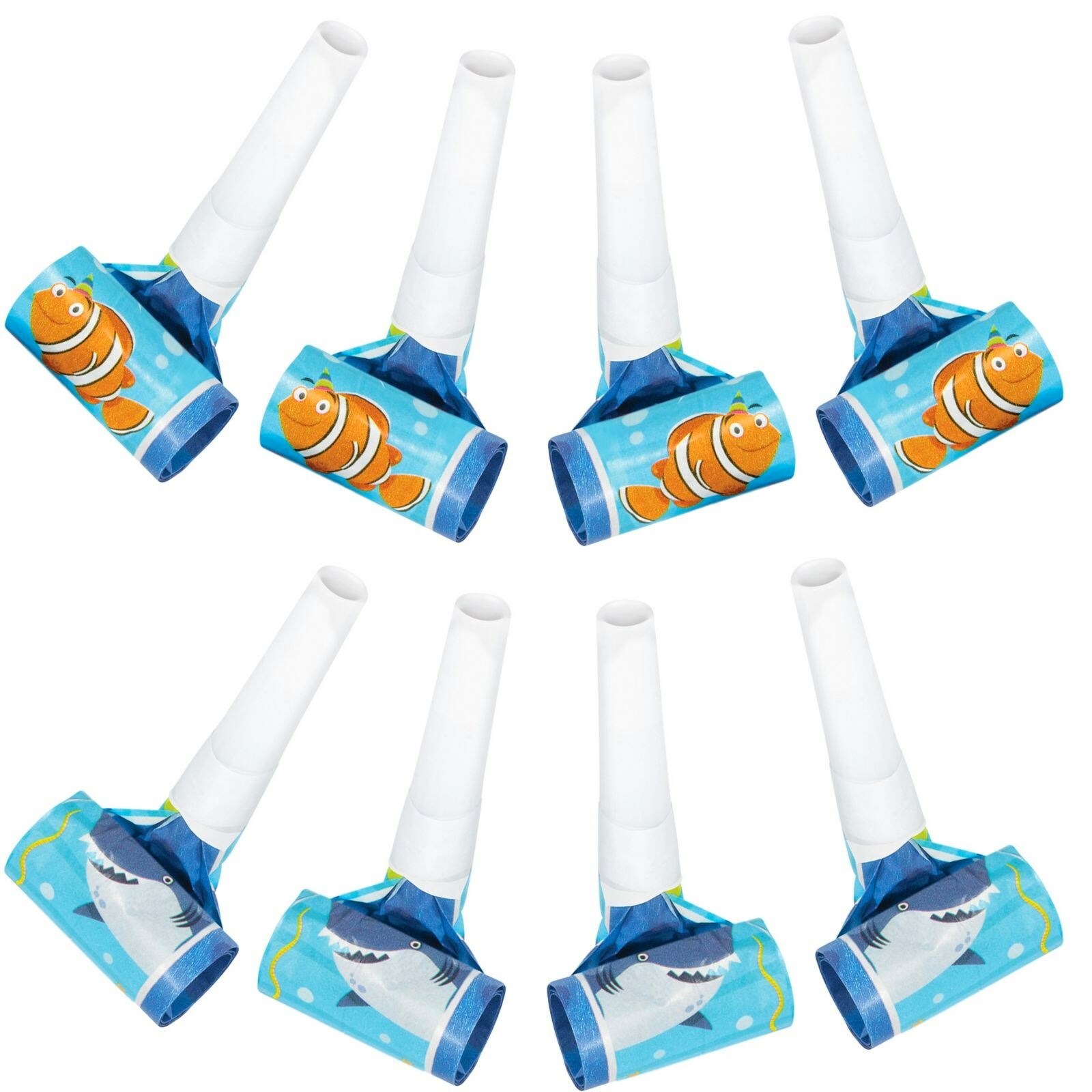 Ocean Buddies Party Blowers (Pack of 8)