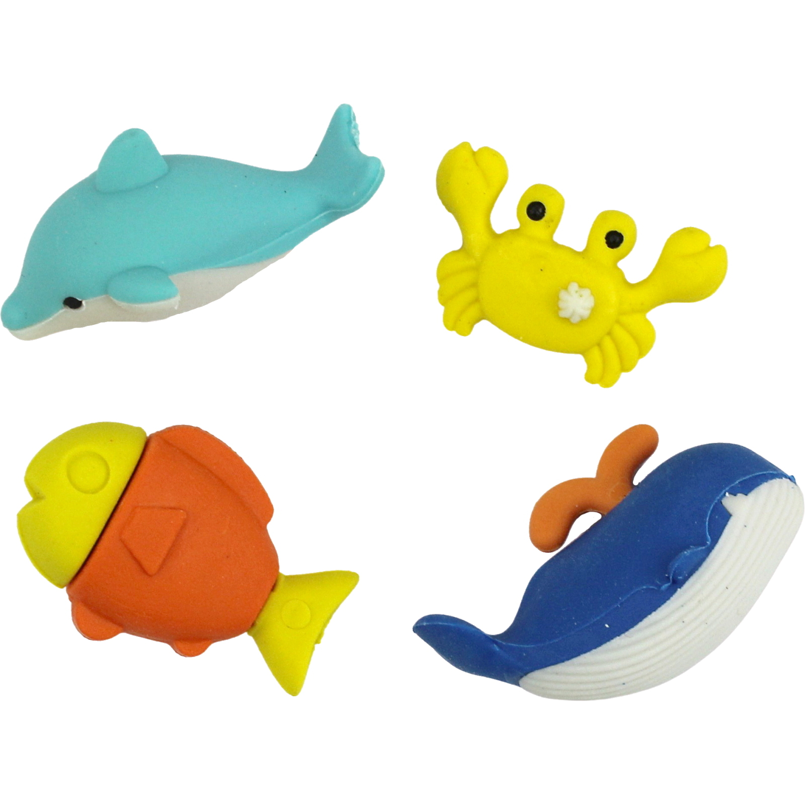 Sea Animal Erasers (Pack of 24)