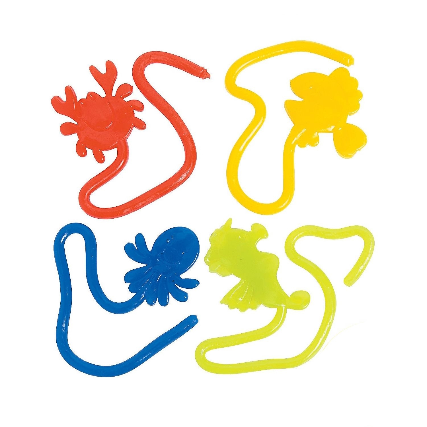 Mini Sticky Sea Creatures (Pack of 12)