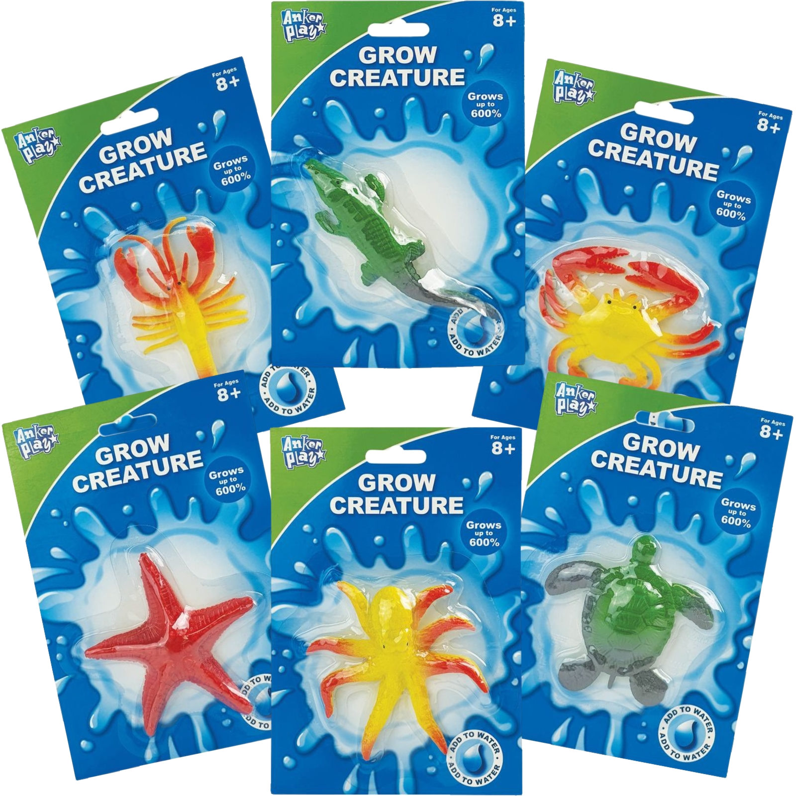 Sea Creature Grow Figurine Toy