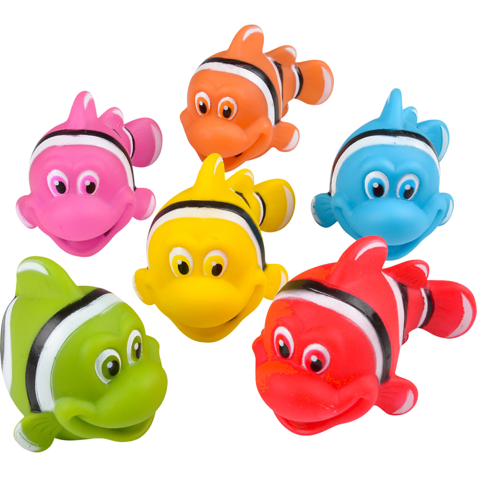 Mini Clown Fish Squirt Toys (Pack of 12)