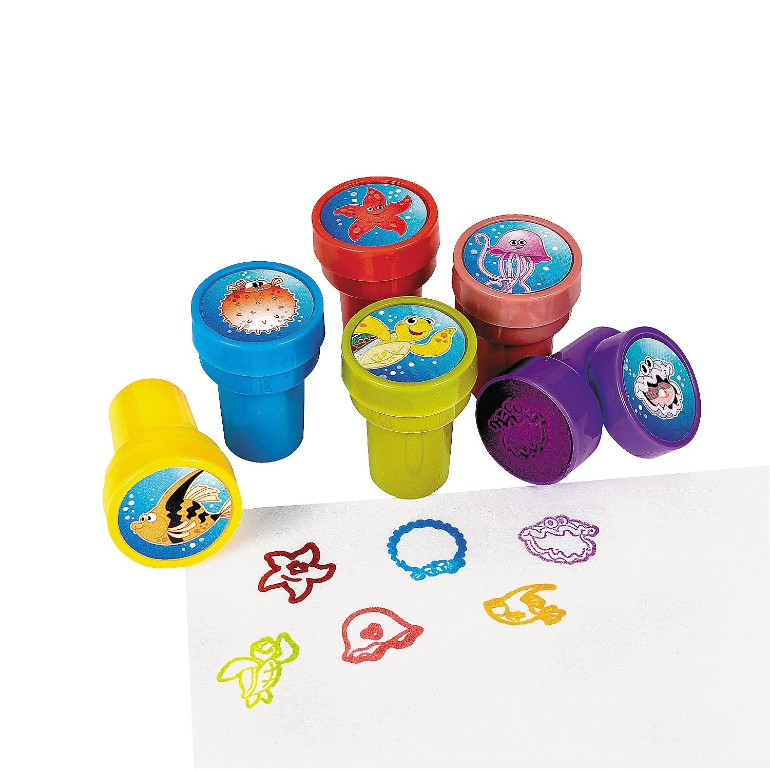 Tropical Sea Animal Stamps (Pack of 6)