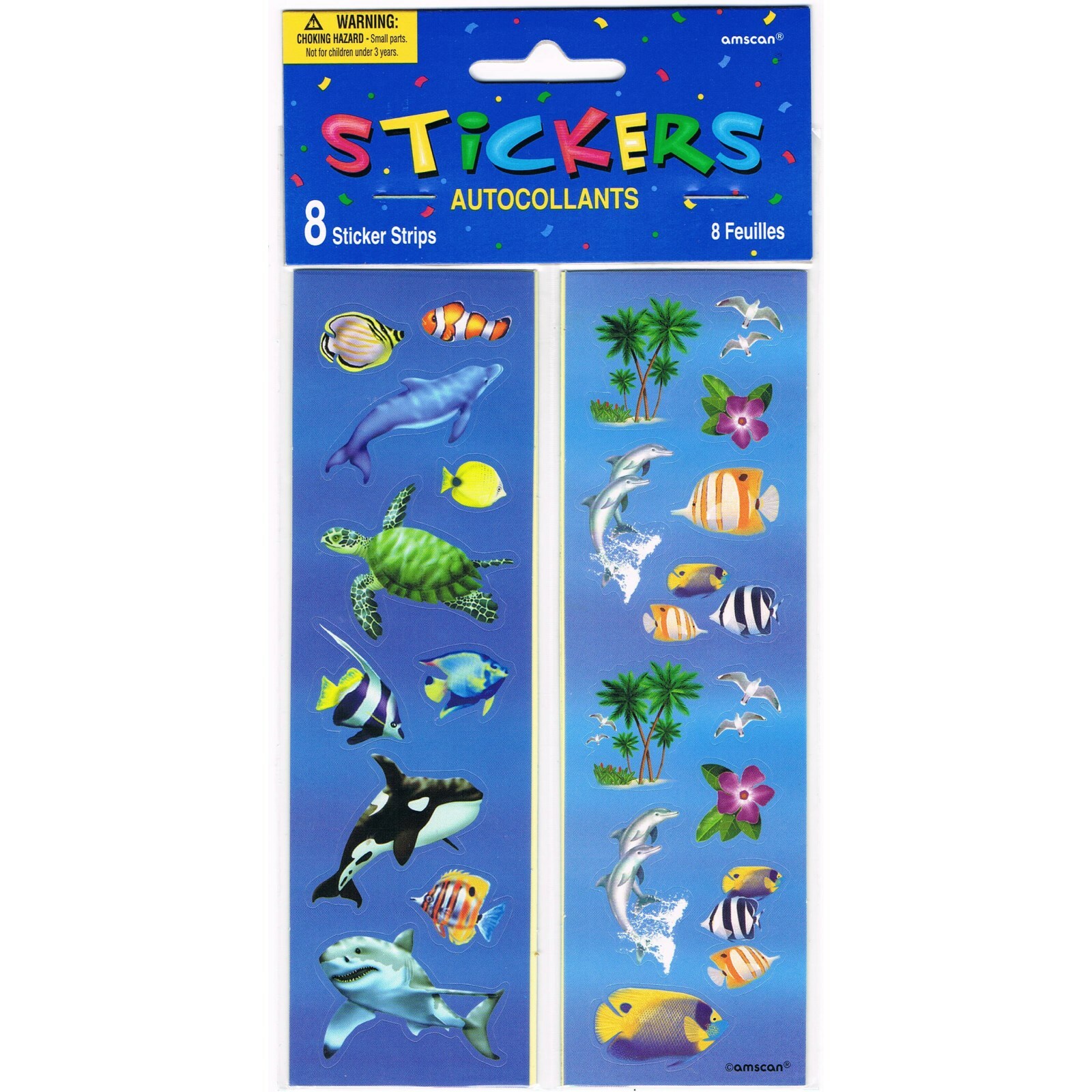 Under the Sea Stickers (8 Sheets)