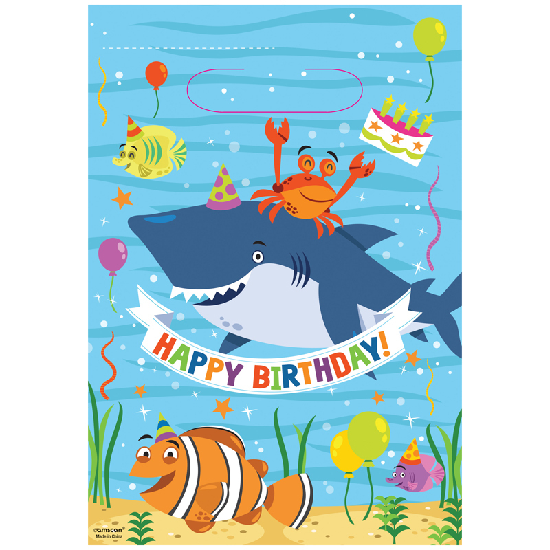 Ocean Buddies Lolly/Treat Bags (Pack of 8)