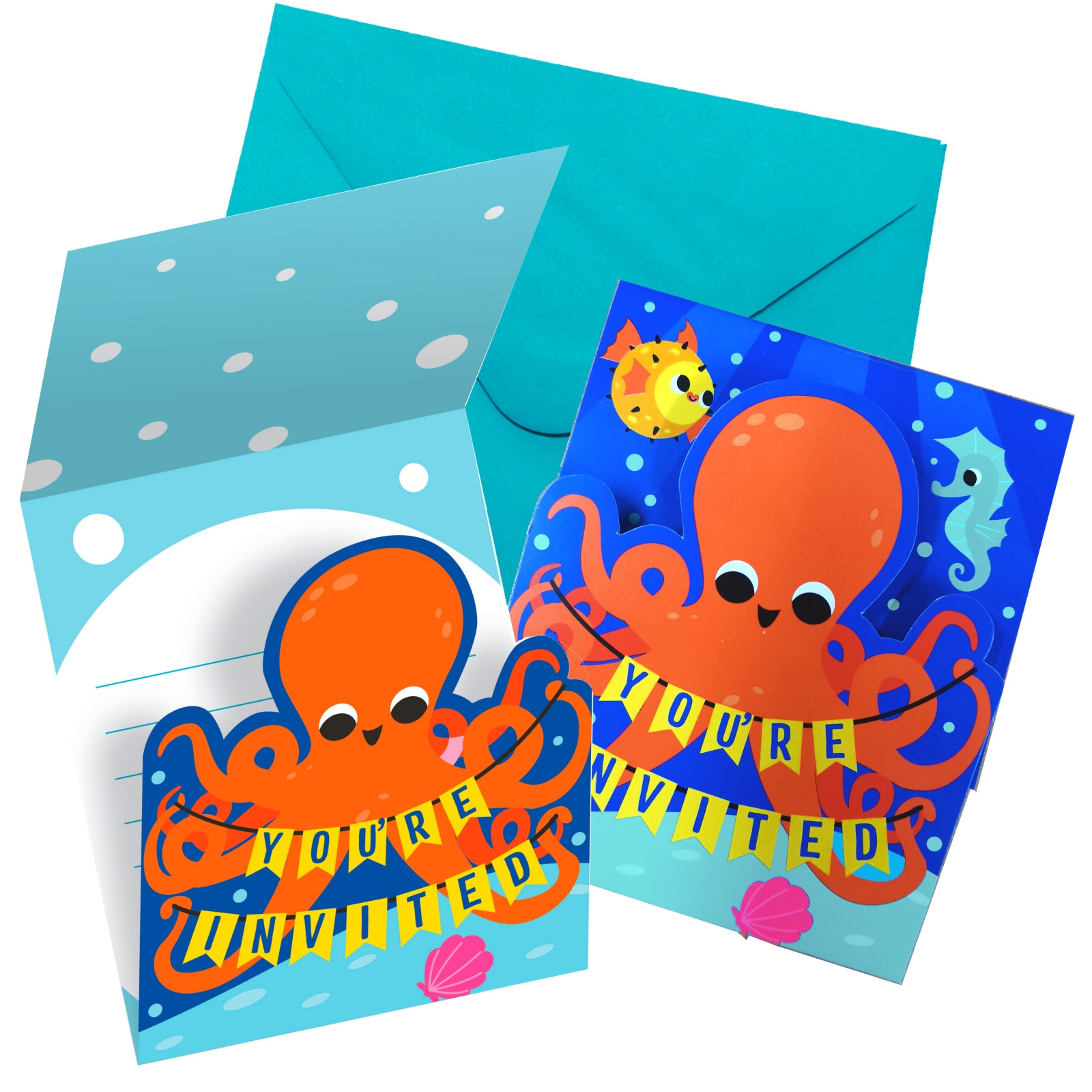 Ocean Celebration Invitations (Pack of 8)