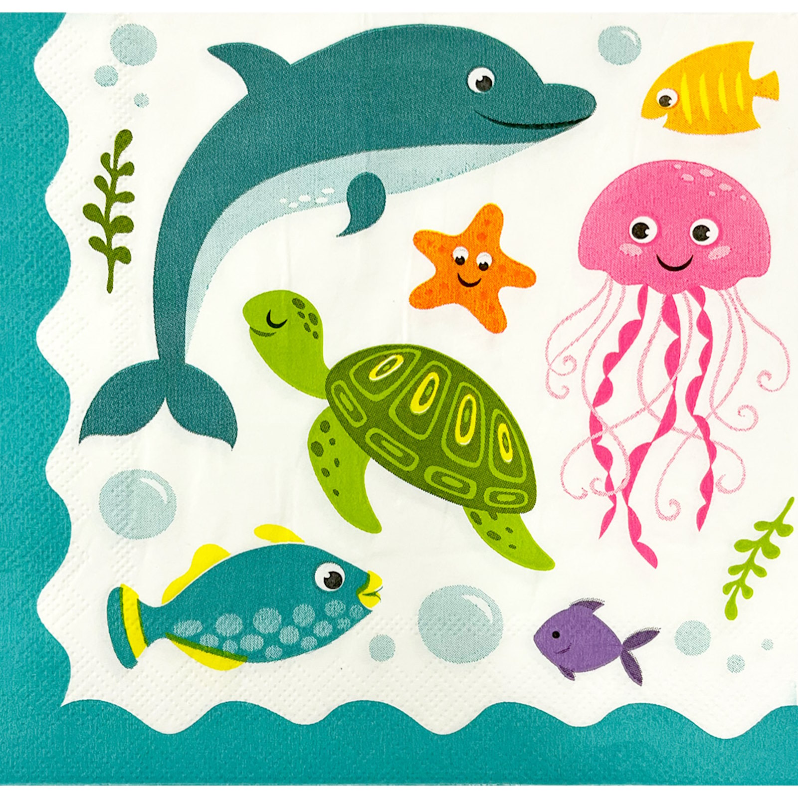 Under the Sea Friends Large Napkins / Serviettes (Pack of 16)