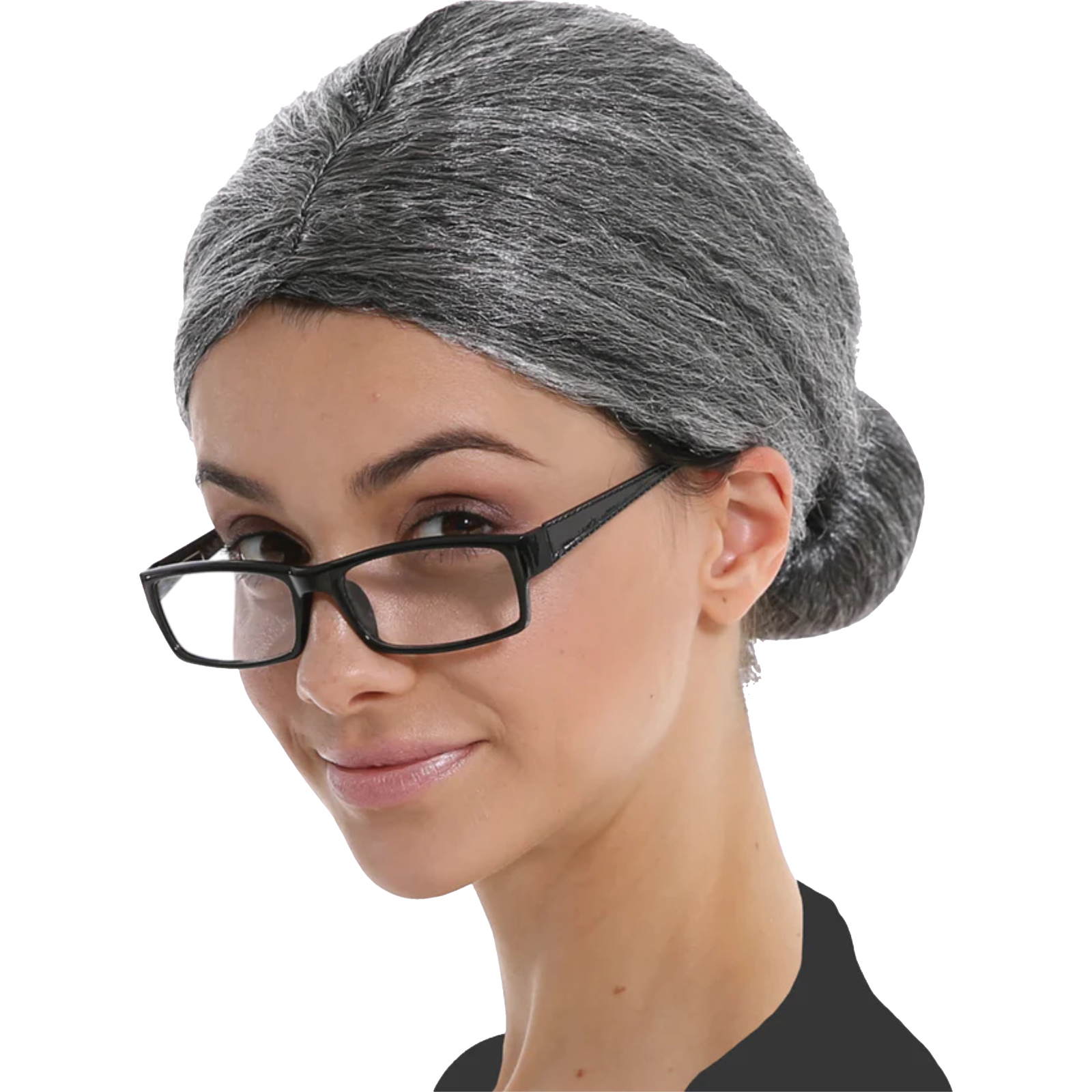 Grandma Wig With Bun
