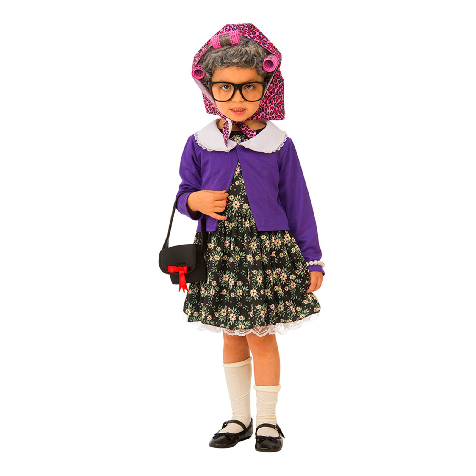 Little Old Lady Child Costume 3-4 Years
