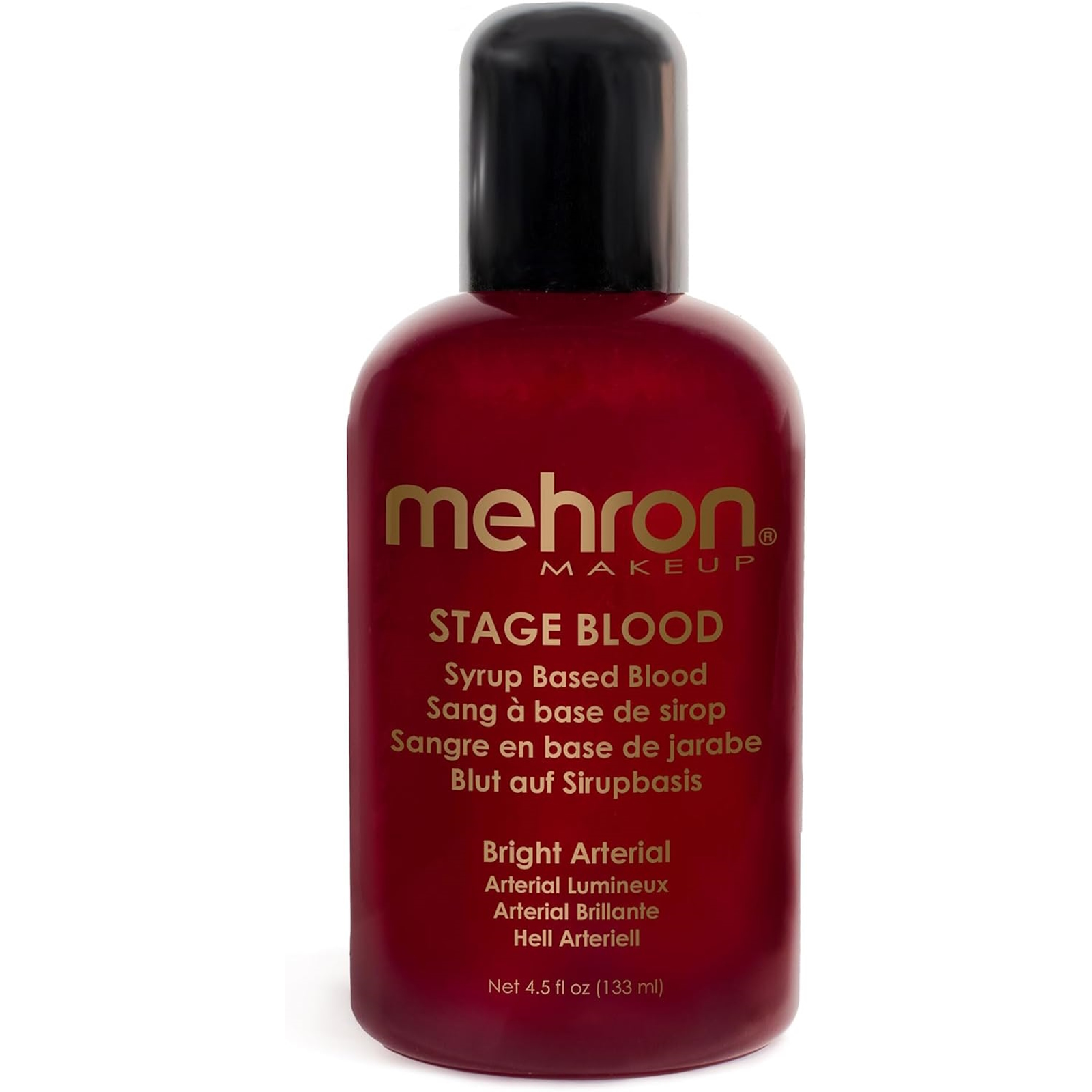 Mehron 4.5oz Bright Arterial Stage Blood Special Effects Makeup Accessory