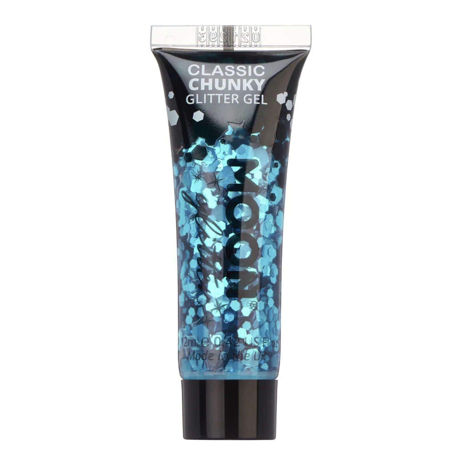 Moon Classic Blue Chunky Glitter Gel 12ml