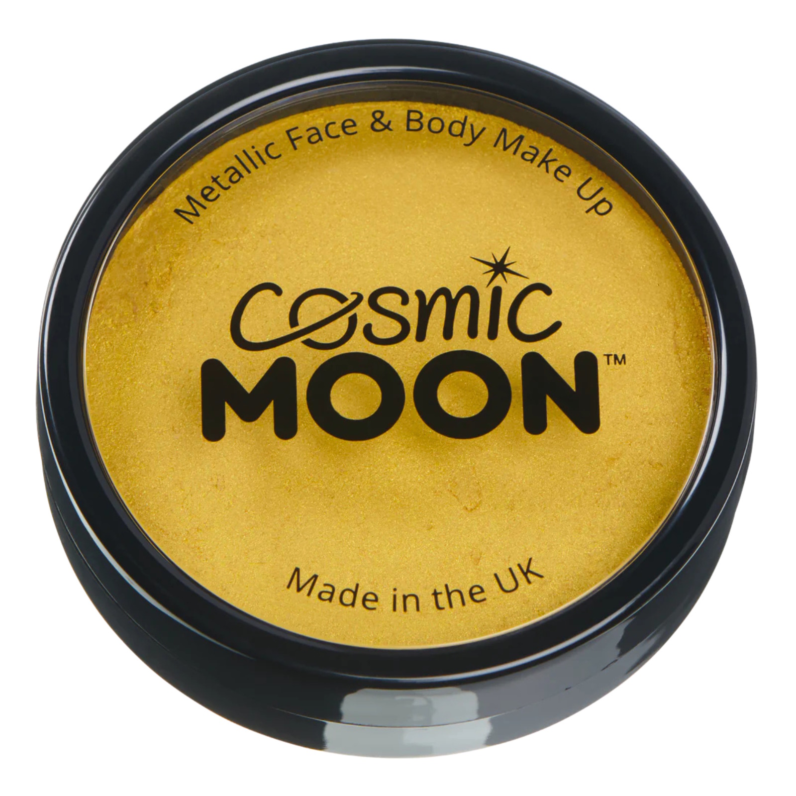 Cosmic Moon Metallic Gold Pro Face Paint Cake Pot 36g