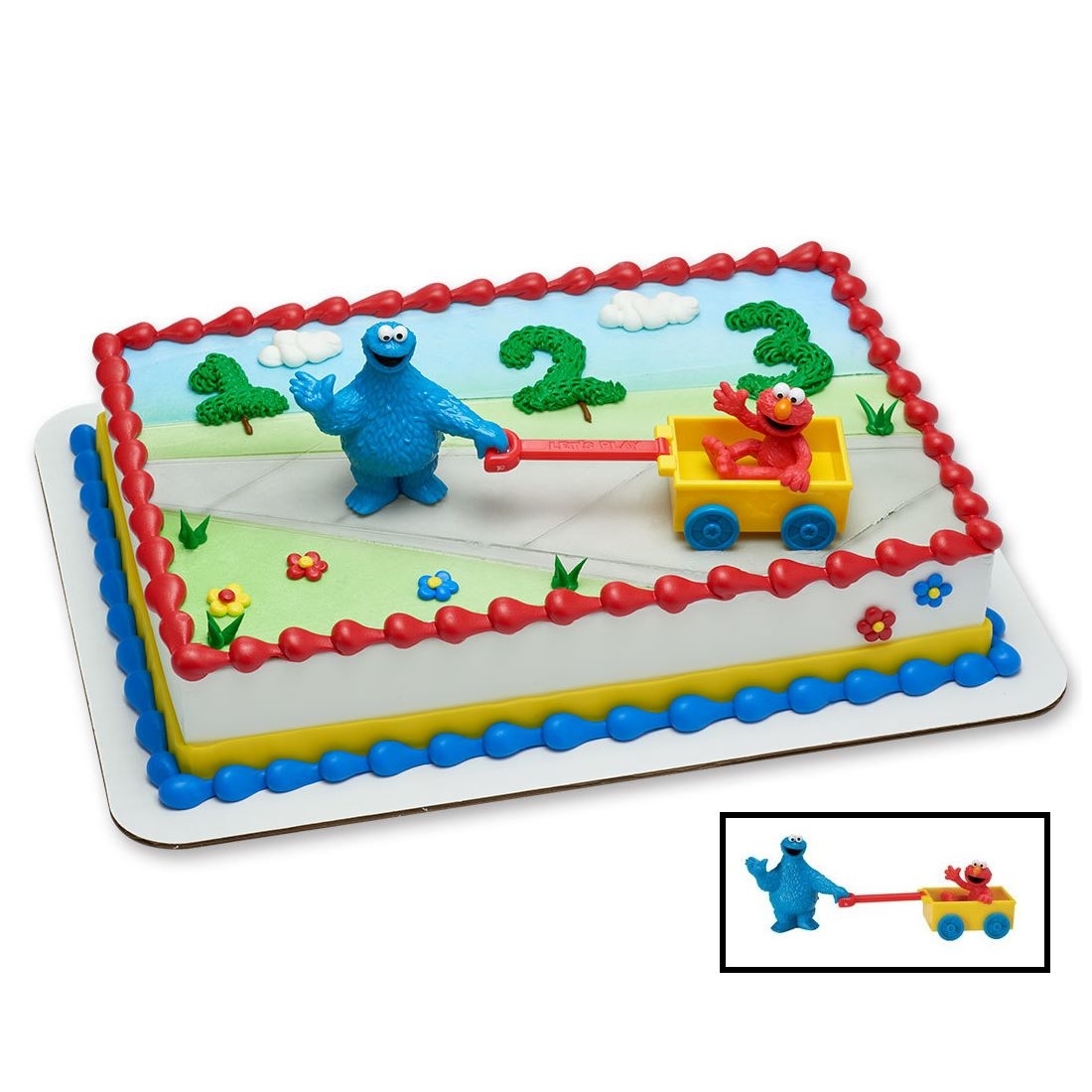 Sesame Street Let's Play Cake Decoration Kit