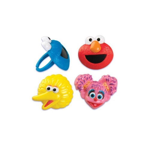 Sesame Street Cupcake Rings (Pack of 12)