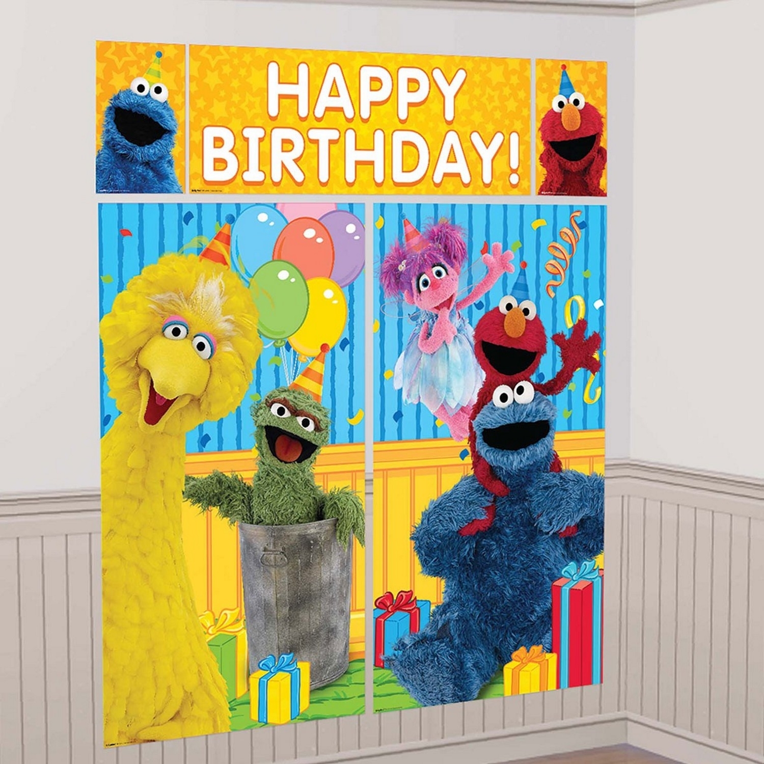 Sesame Street Wall Decorating Kit