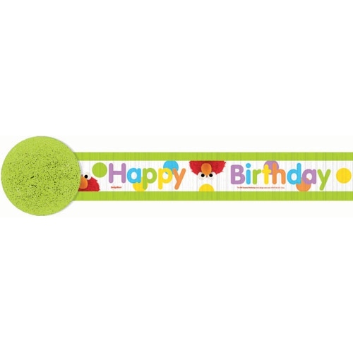 Sesame Street Crepe Streamer