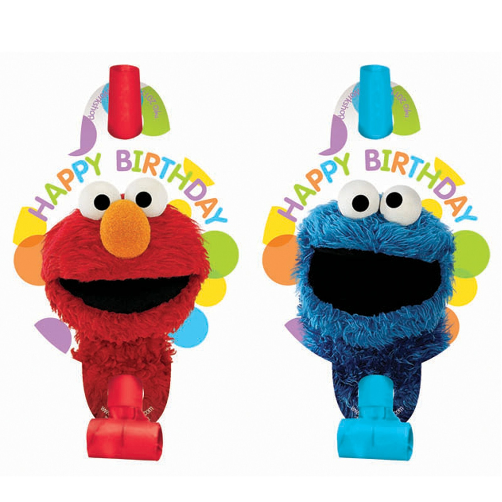 Sesame Street Party Blowers (Pack of 8)