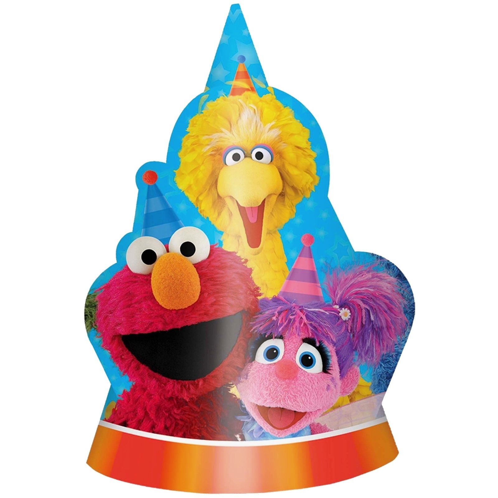 Sesame Street Party Hats (Pack of 8)