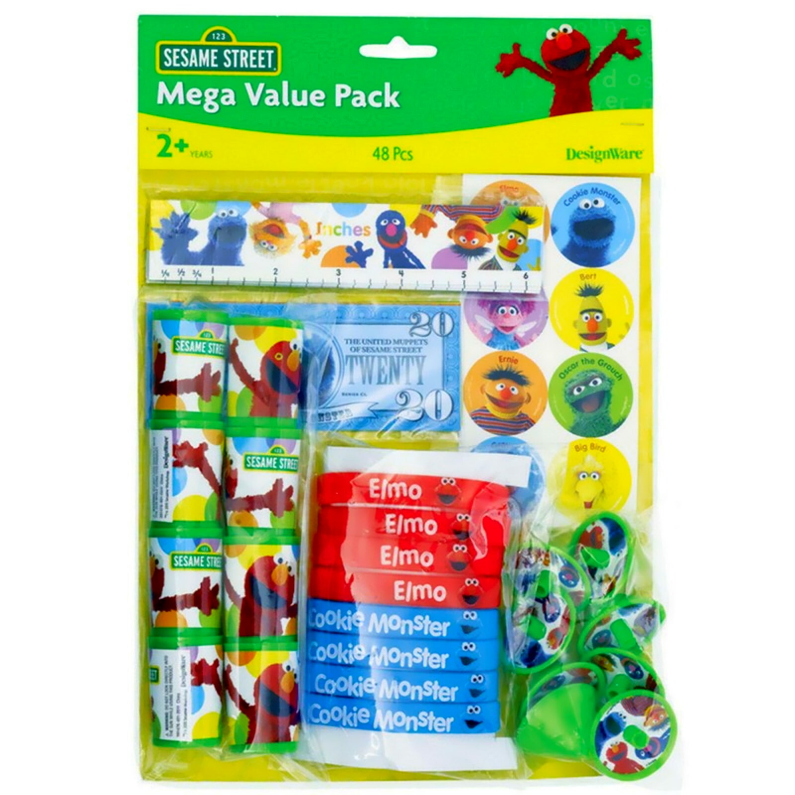 Sesame Street Mega Value Favour Pack (48 Pieces)