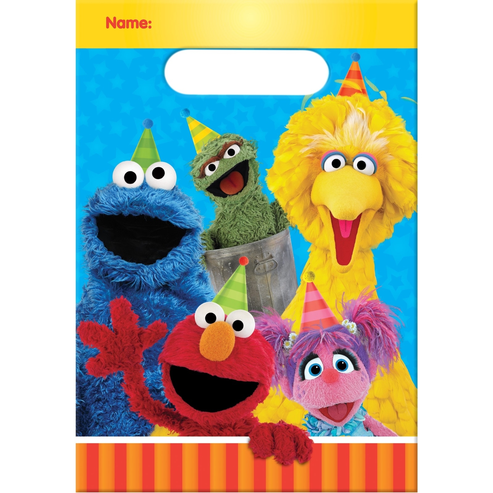 Sesame Street Lolly/Treat Bags (Pack of 8)