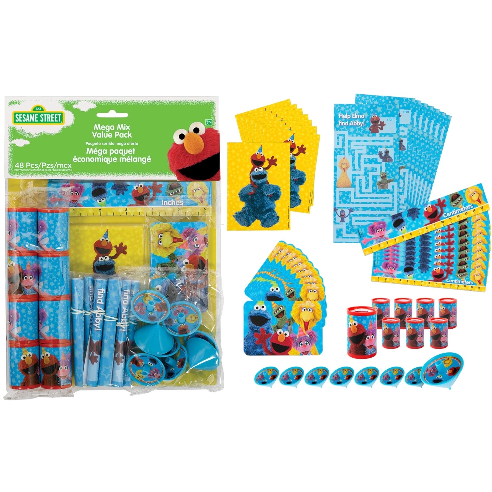 Sesame Street Mega Value Favour Pack (48 Pieces)