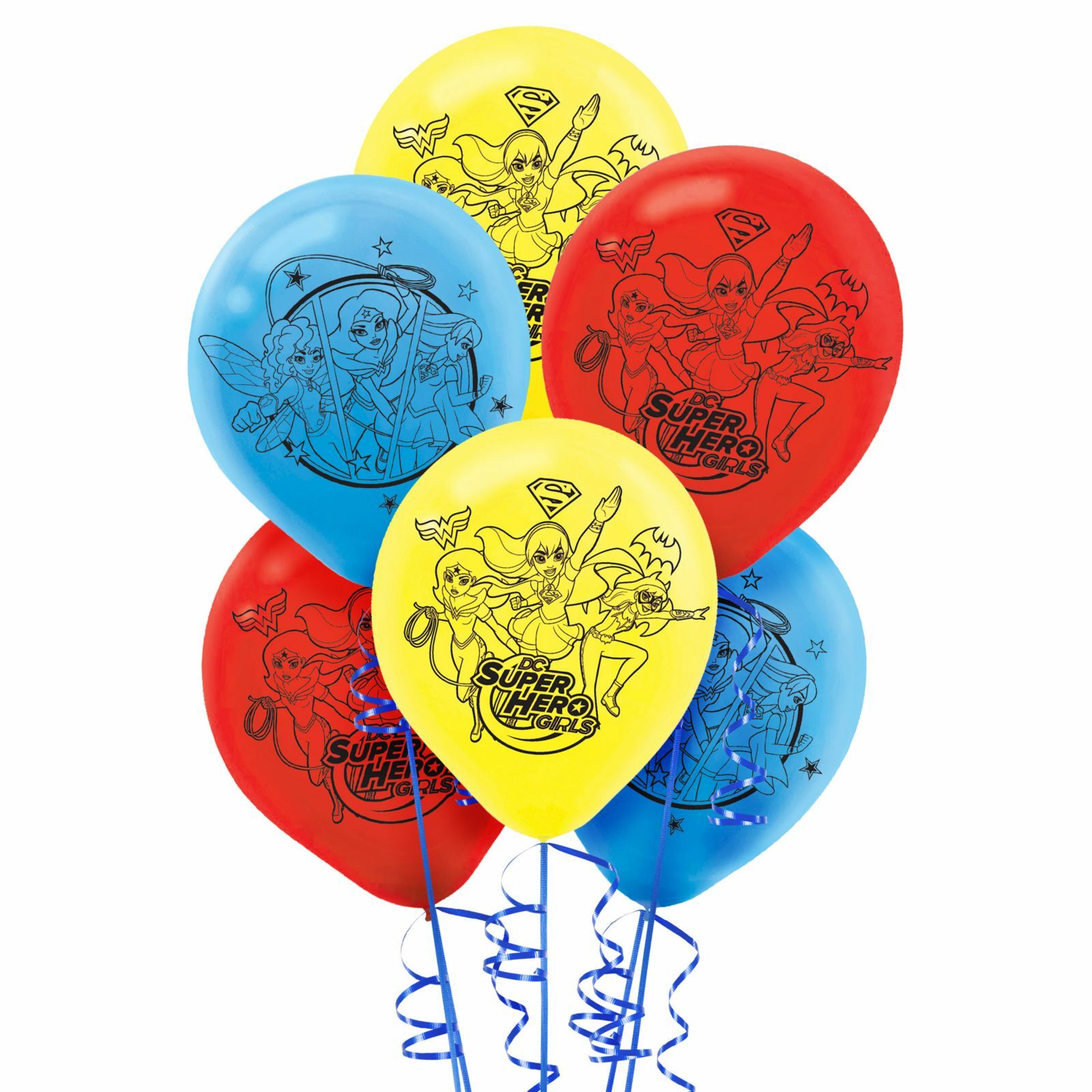 Super Hero Girls Balloons (Pack of 6)
