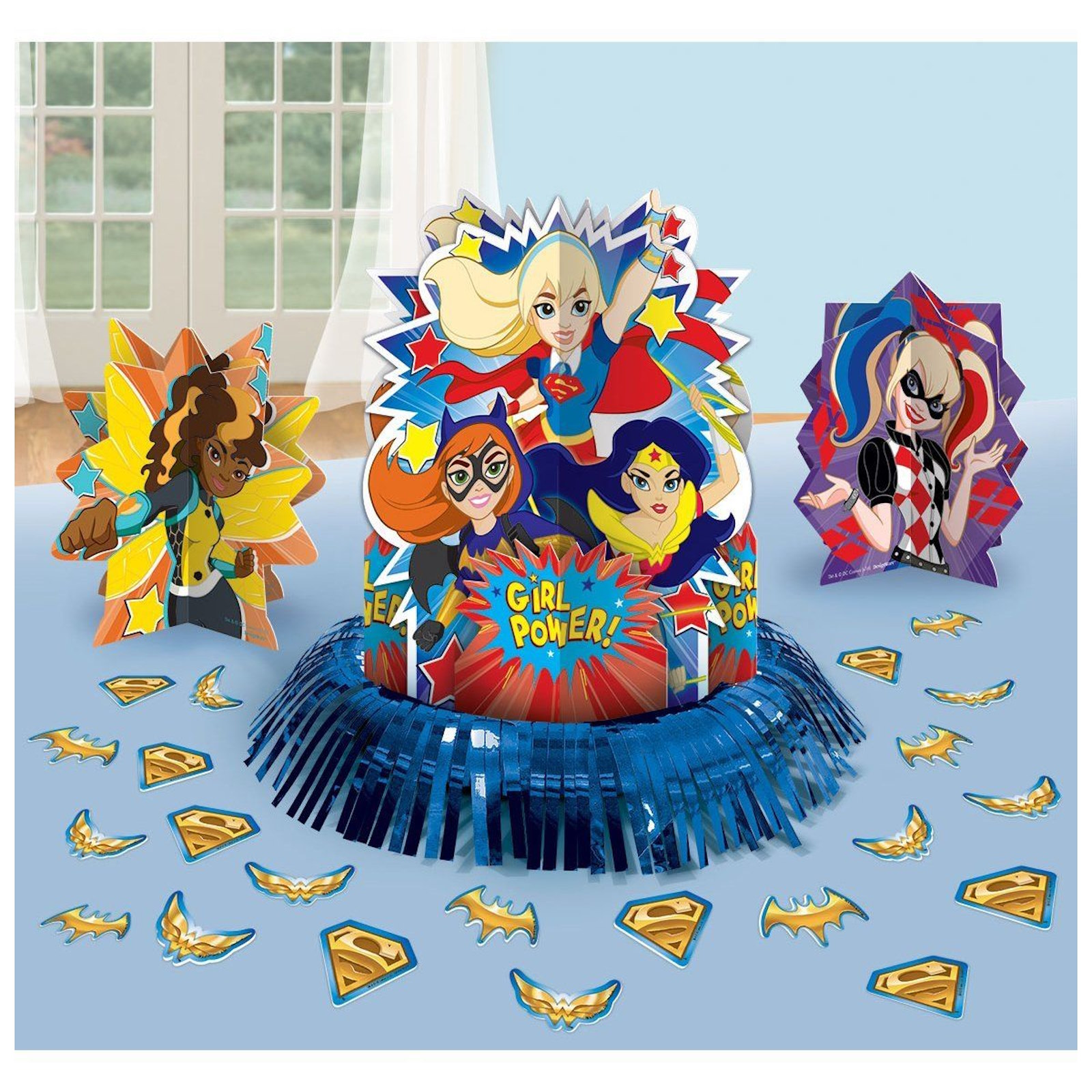 Super Hero Girls Table Decorating Kit
